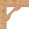 Ekena Millwork Olympic Block Smooth Bracket, Western Red Cedar, 5 1/2"W x 24"D x 24"H BKT06X24X24OLY05SWR - alternate 2